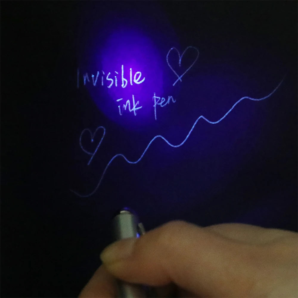 SecretNote™ – Invisible Magic Pen with Built-In UV Reveal Light